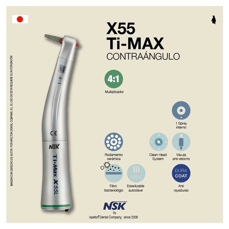 CONTRAÁNGULO STRIPPING X55 NSK