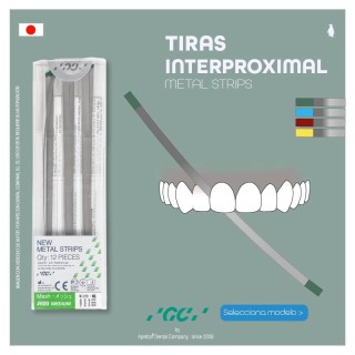 TIRAS PULIR INTERPROXIMAL METAL STRIPS GC