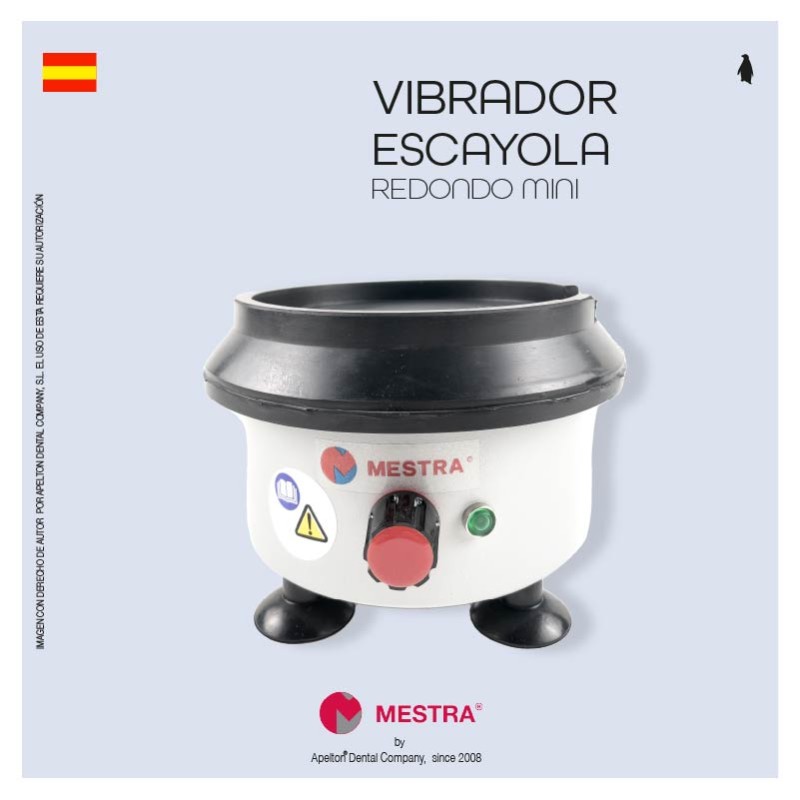 VIBRADOR ESCAYOLA MINI REDONDO MESTRA