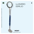 LLAVERO ESPEJO AZUL MDMS