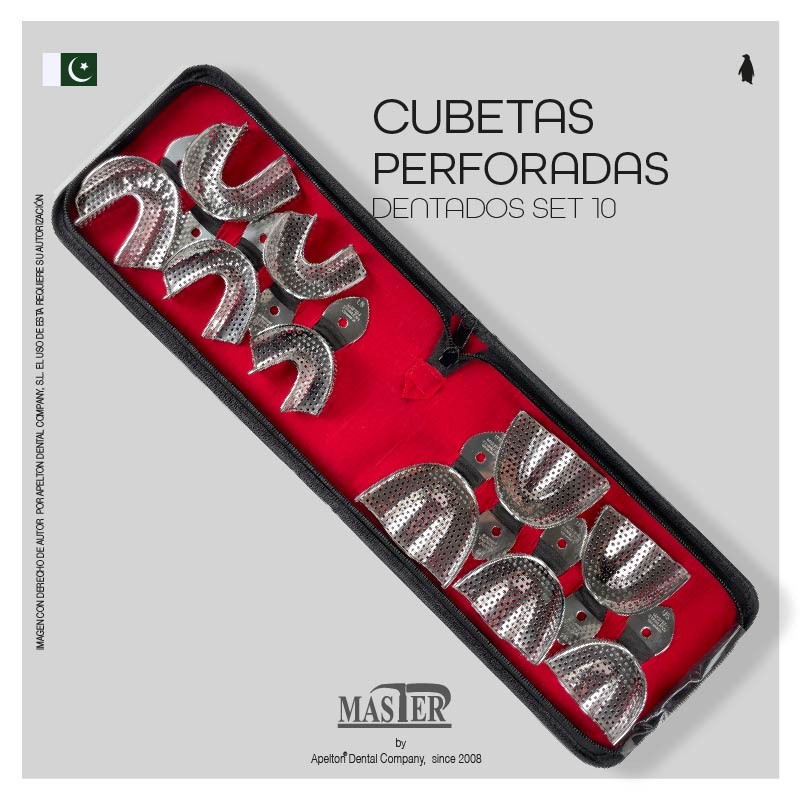 PERFORATED IMPRESSION TRAYS SET DENTULOUS - MASTER