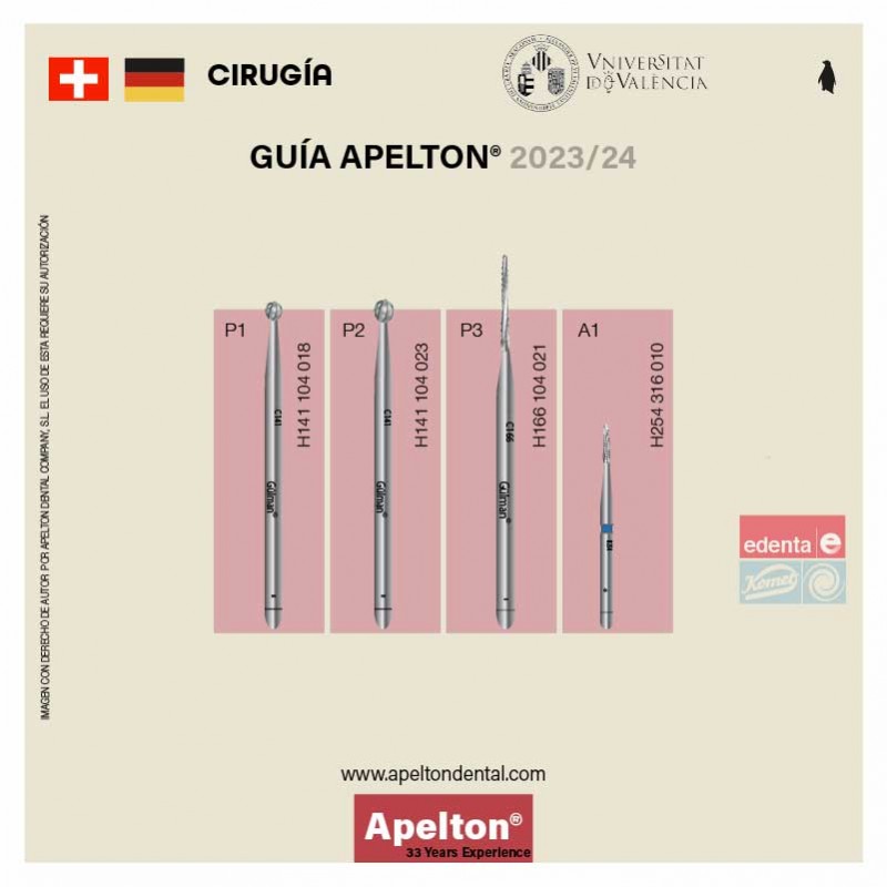 FRESERO CIRUGIA  BUCAL UV APELTON