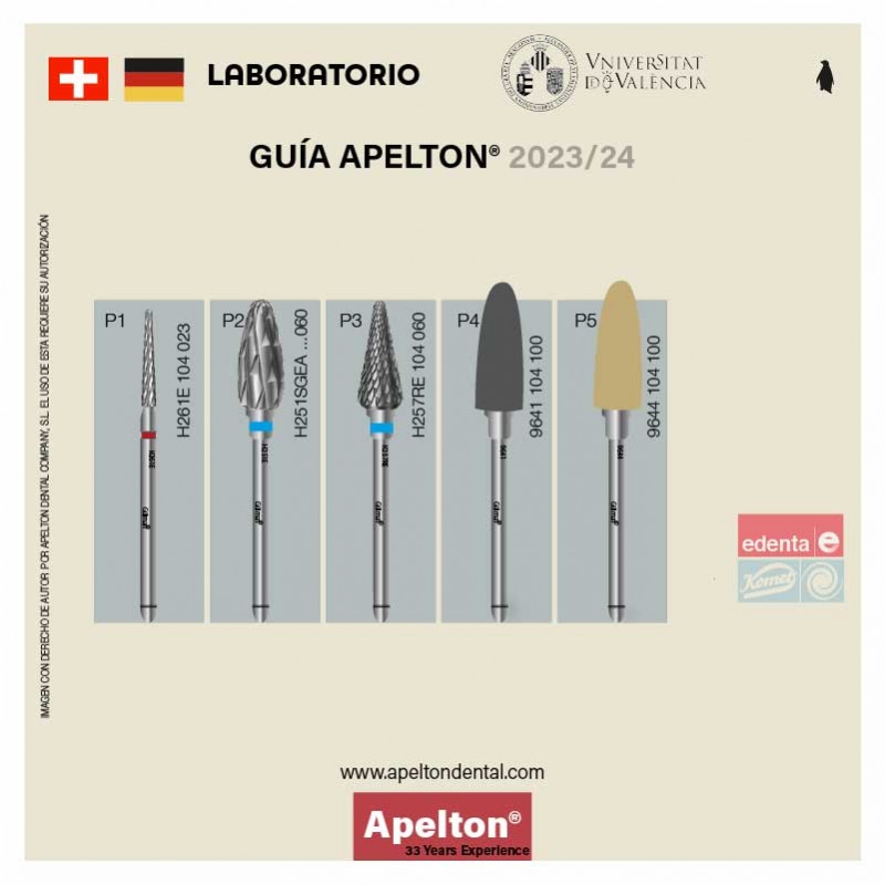 UV PROSTHETIC / LABORATORY BURS SET
