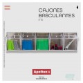 5-COMPARTMENT STACKABLE TILTING DRAWER CLINIC