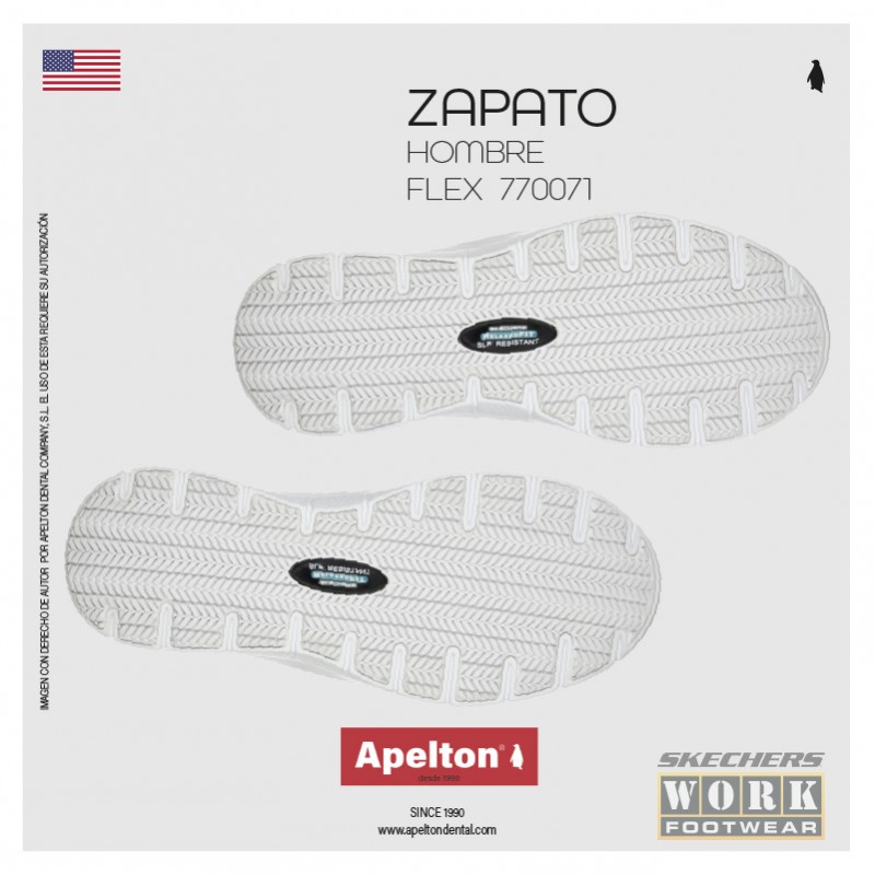 MOCASINES HOMBRE FLEX ADVANTAGE SR BRONWOOD SKECHERS