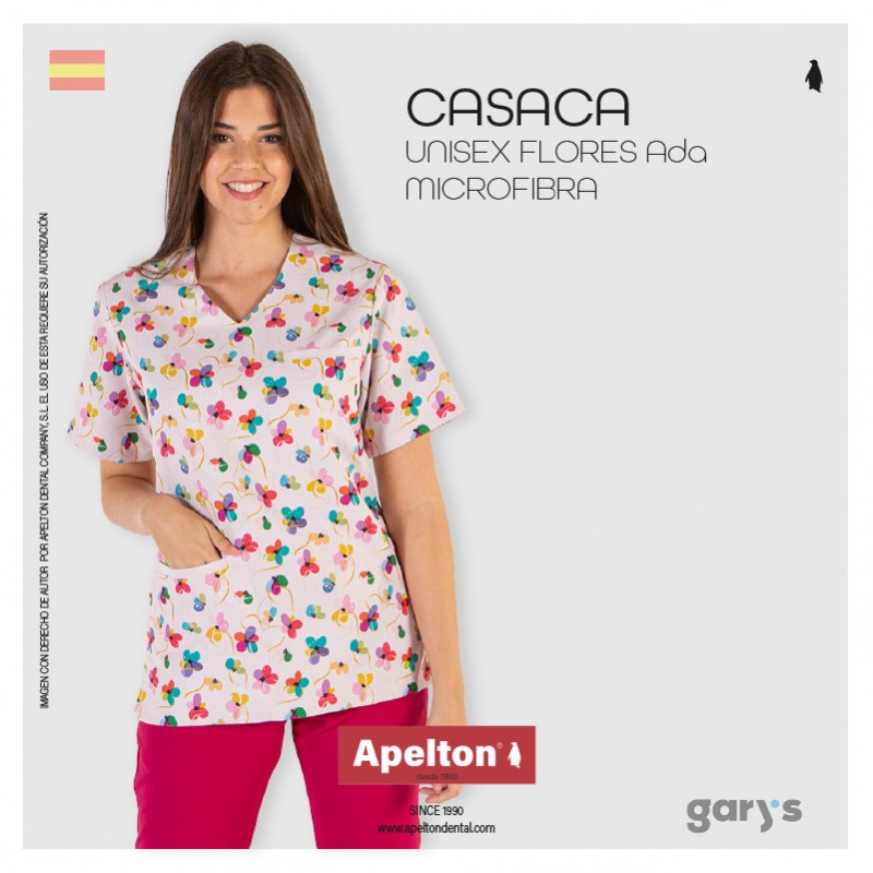 BLOUSE UNISEX ADA FLOWER GARYS