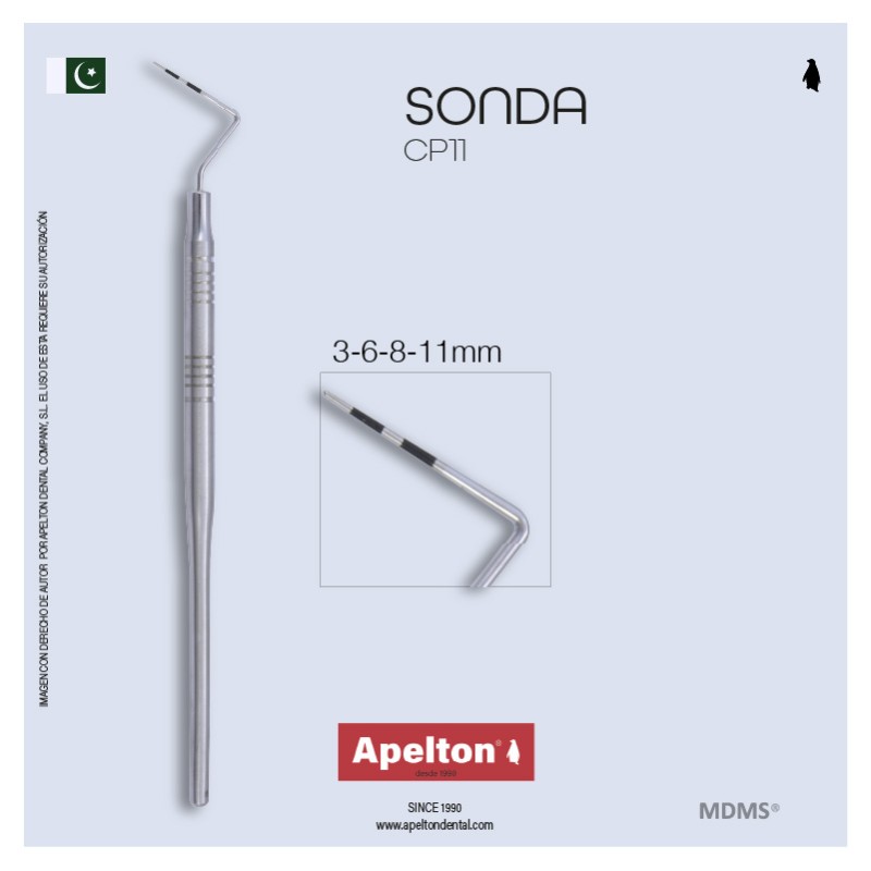 CP-11 PERIODONTAL PROBE MDMS