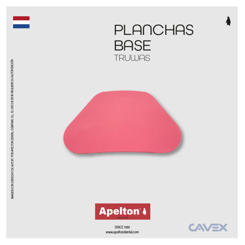 PLANCHA BASE TRUWAX ARCADA SUPERIOR 5u. CAVEX