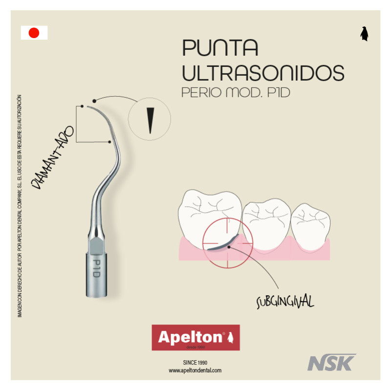 PUNTA ULTRASONIDOS P1D PERIO NSK
