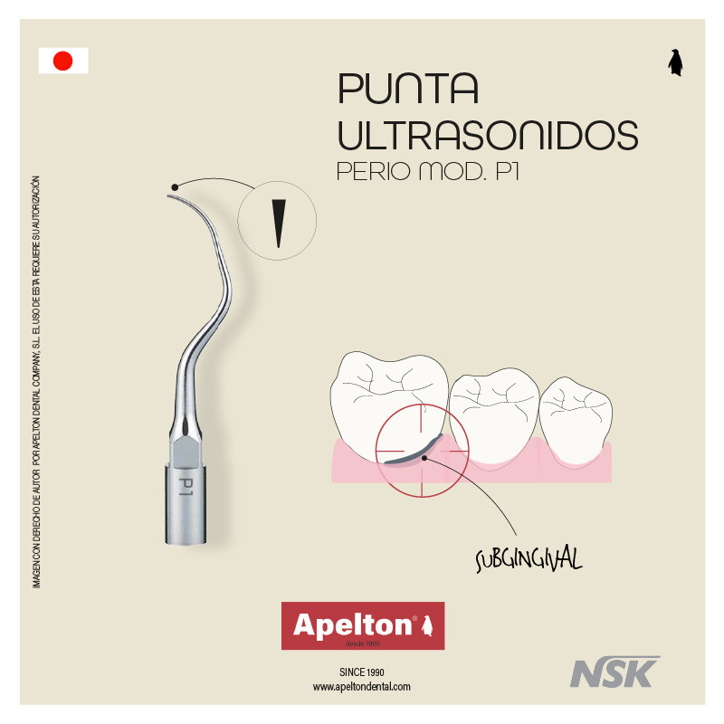 PUNTA ULTRASONIDOS P1 PERIO NSK