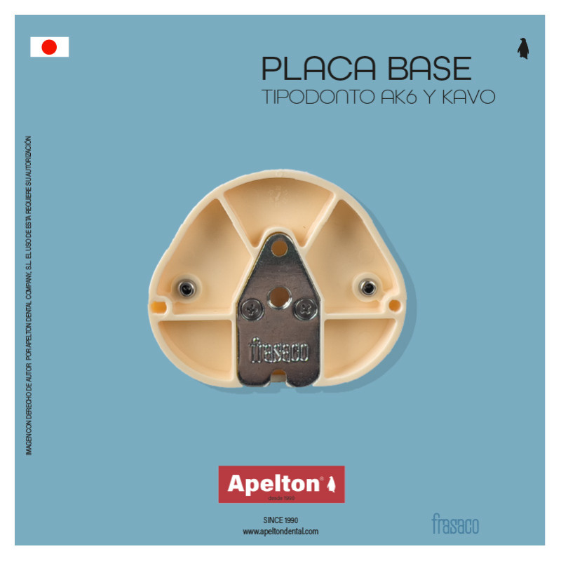 MOUNTING PLATE OF PEDIATRIC MODEL AK-6 FRASACO