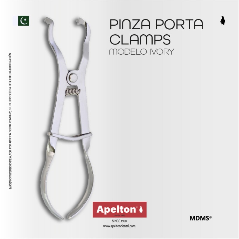 IVORY rubber dam clamp forceps