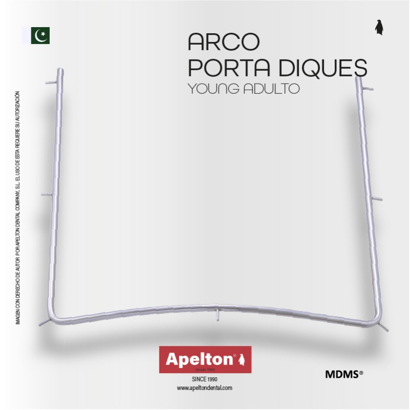 ARCO YOUNG ADULTO METÁLICO PARA DIQUE DE GOMA MDMS