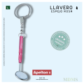 LLAVERO ESPEJO ROSA MDMS