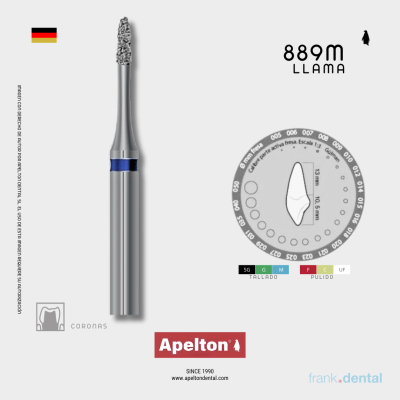 FRESA 889MI 314 007 (889M) FRANK DENTAL