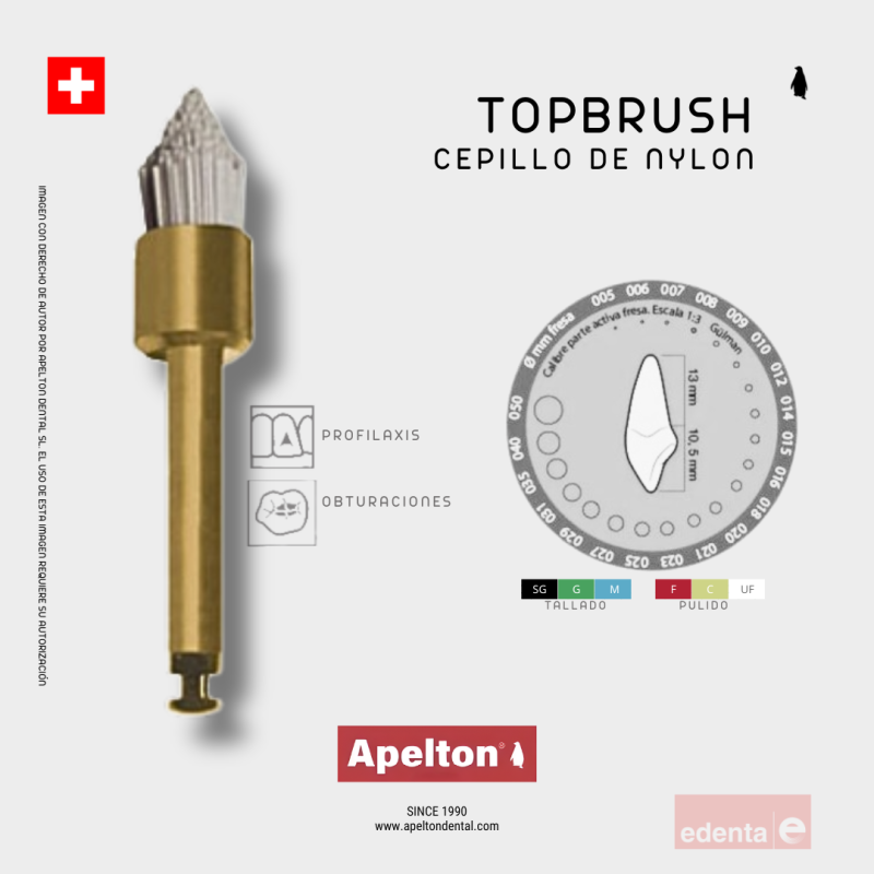 TOPBRUSH 1501RA (9686) EDENTA