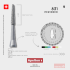 BUR 831 PERIORED EDENTA