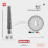 BUR 847 314 FLAT END TAPER  EDENTA