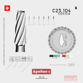 BUR C23 104 TAPERED FISSURE EDENTA