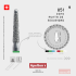 BUR 851 ROUND SAFE END TAPER EDENTA
