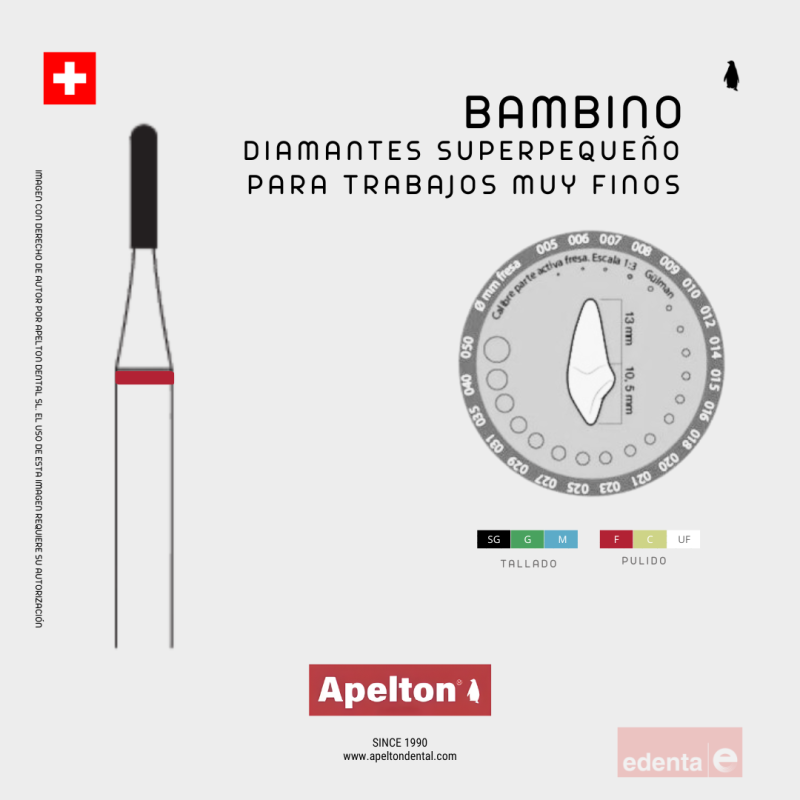 BAMBINO BUR BA138 313 007 EDENTA