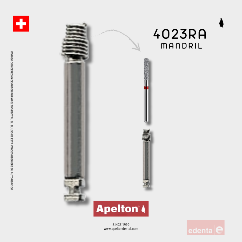 MANDRIL ADAPTADOR 4023RA EDENTA