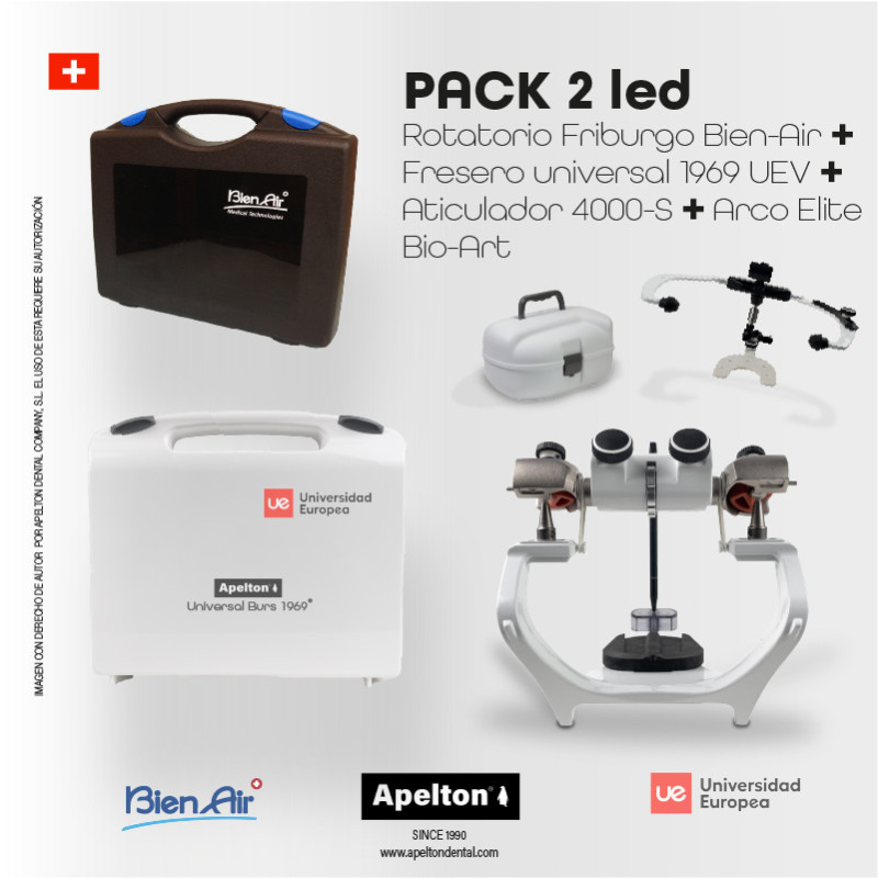 PACK 2 ROTARY + + ARTICULATOR + UNIVERSAL BURS 1969 UEV