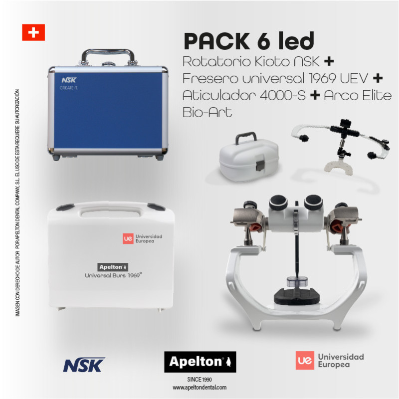 PACK 6 ROTARY + ARTICULATOR + UNIVERSAL BURS 1969 UEV