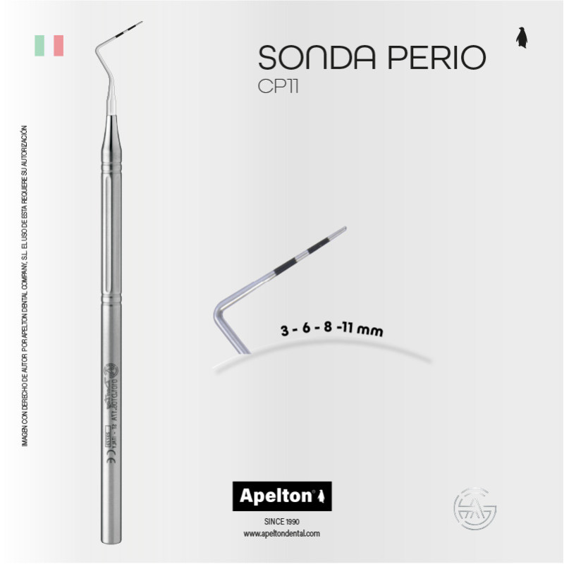 PERIO PROBE CP11.5B (WHO)  DT06 DENTAG