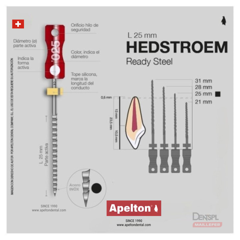 HEDSTROEM FILES 25 MM MAILLEFER