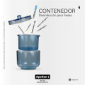 CONTENEDOR PARA DESIFECTAR FRESAS MESTRA