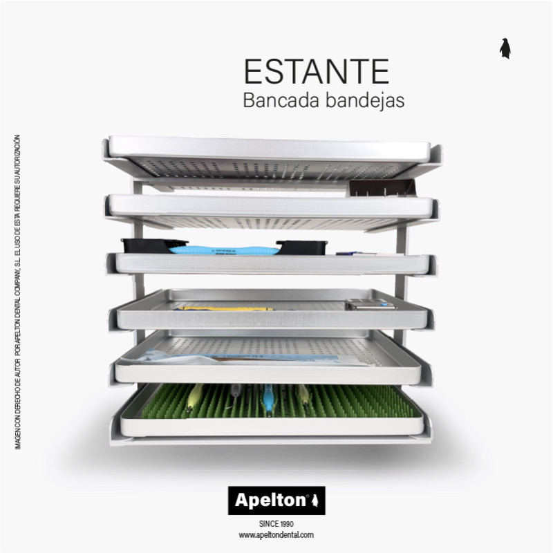 ESTANTE BANDEJA INSTRUMENTACIÓN