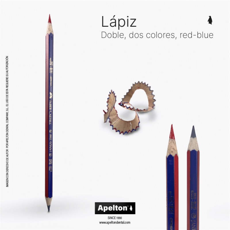 TWO-COLOR BLUE-RED PENCIL