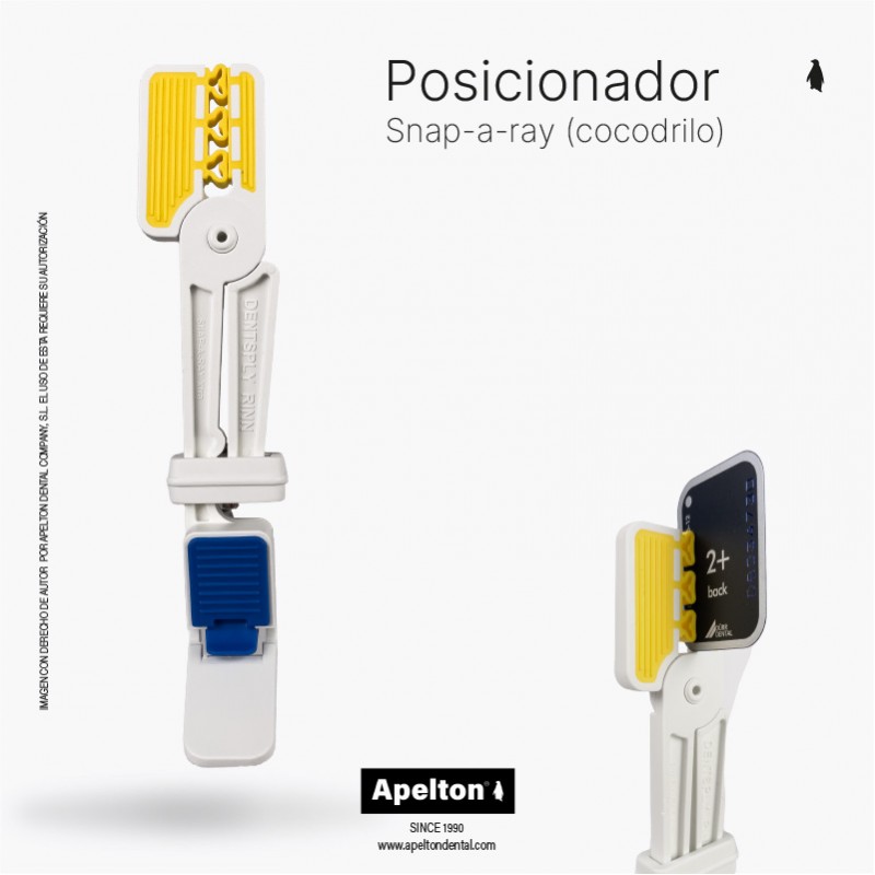 Posicionador para radiografía Snap-a-ray cocodrilo Dentsply