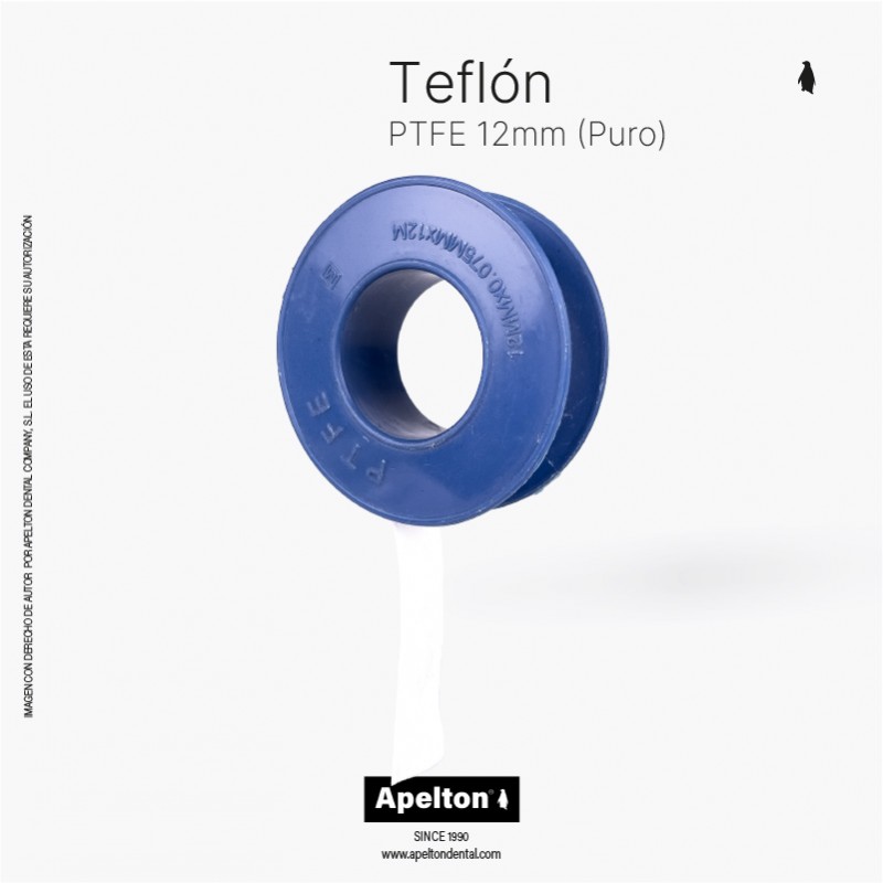 ROLLO TEFLÓN AISLANTE PTFE 12MM