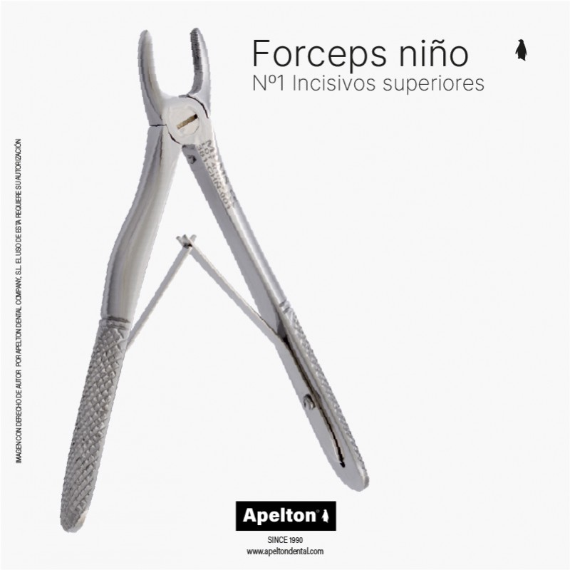 PEDIATRIC FORCEPS Nº1 UPPER INCISORS MDMS