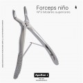 FORCEPS PEDIÁTRICO Nº3 MOLARES SUPERIORES