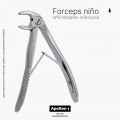 PEDIATRIC FORCEPS Nº6 LOWER MOLARS