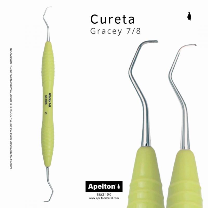 Cureta Gracey 7/8, mango ergonómico