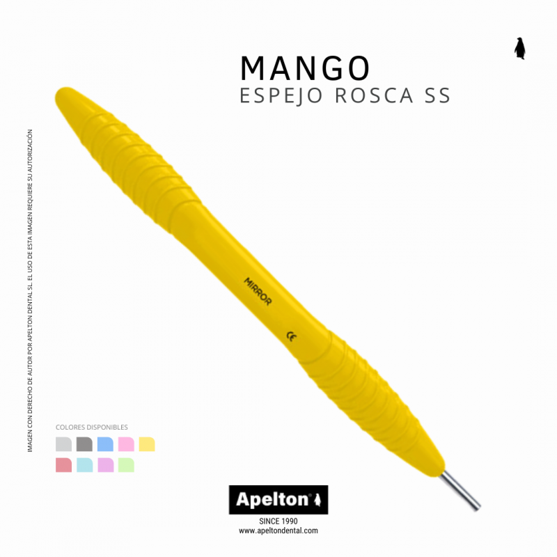 mango espejo SS amarillo