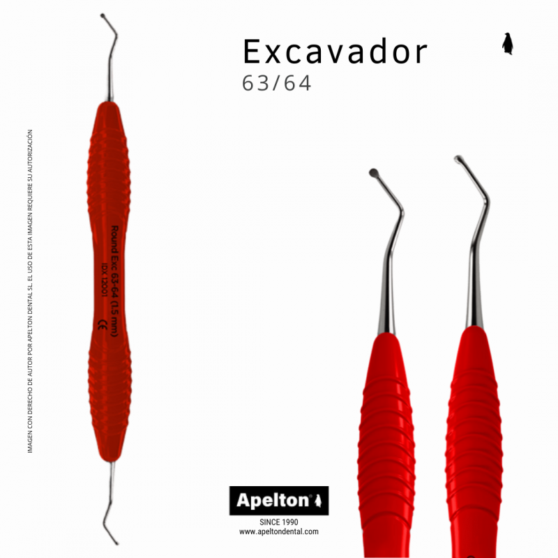 Excavador 63/64 para dentina cariada