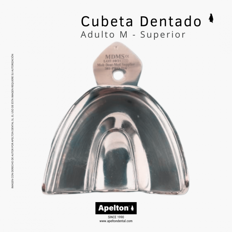 Cubeta M superior para adulto dentado