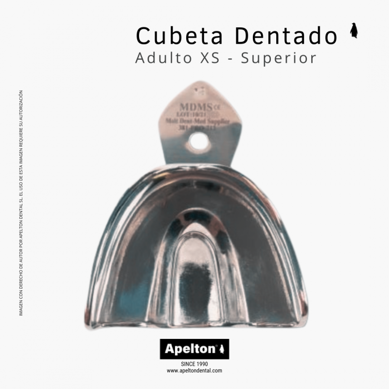 Cubeta XS superior para adulto dentado