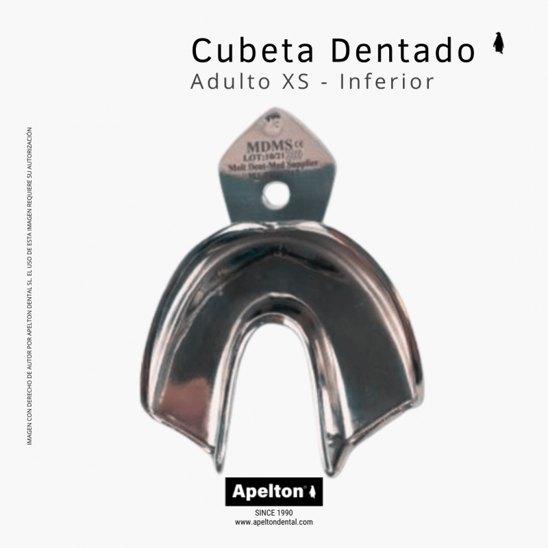 XS LOWER IMPRESSION TRAY