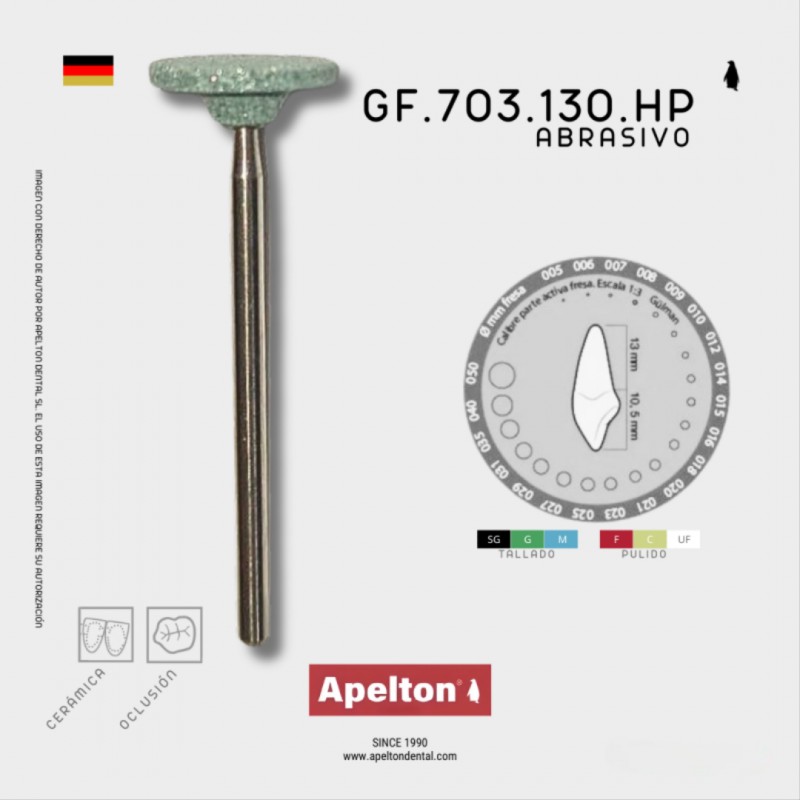 FRESA GF703 104 130, ODONTOPEDIATRÍA