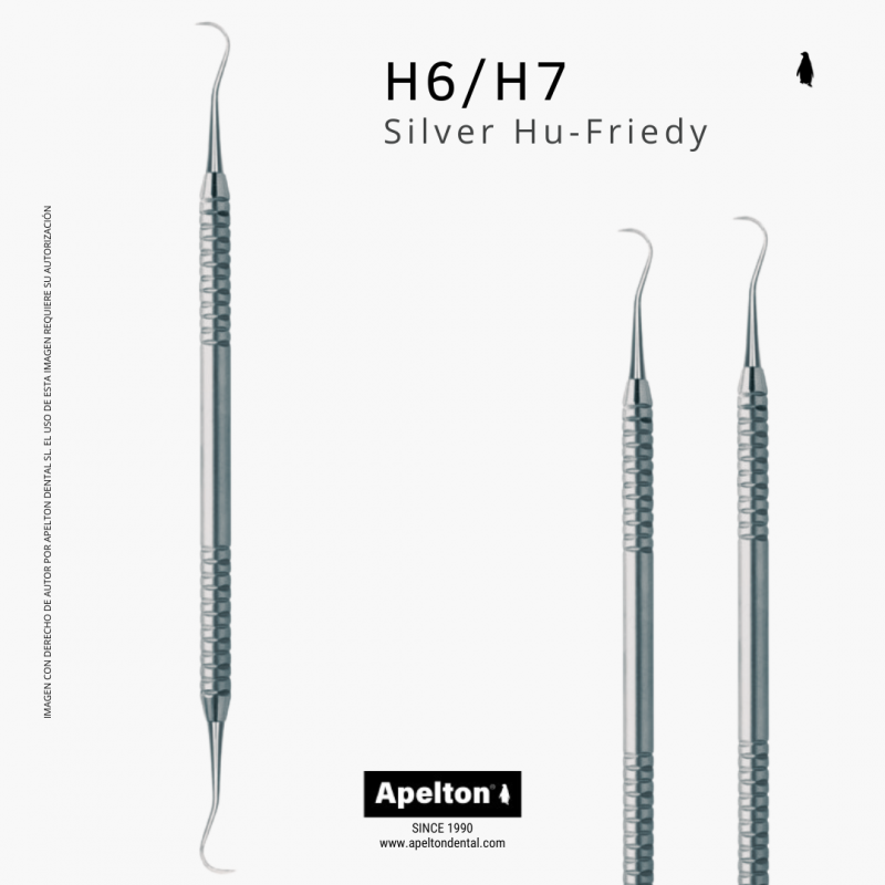H6/H7 SCALER SILVER HU-FRIEDY