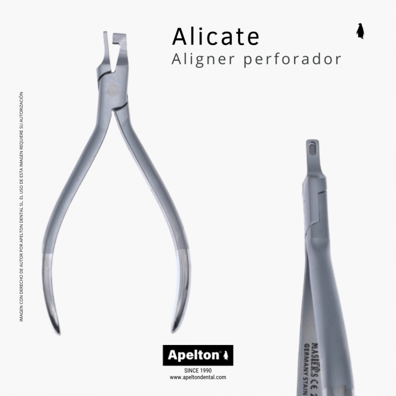 Alicate aligner perforador vertical