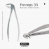 FORCEPS 33 LOWER ROOTS MASTER SURGICAL