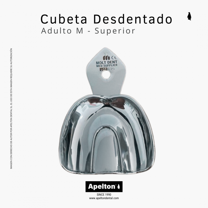 Cubeta desdentado edéntulo M Master