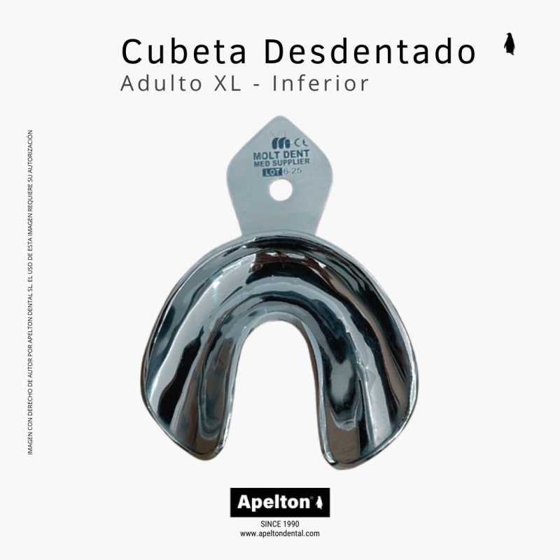 CUBETA LISA XL INFERIOR DESDENTADO MDMS/ MASTER